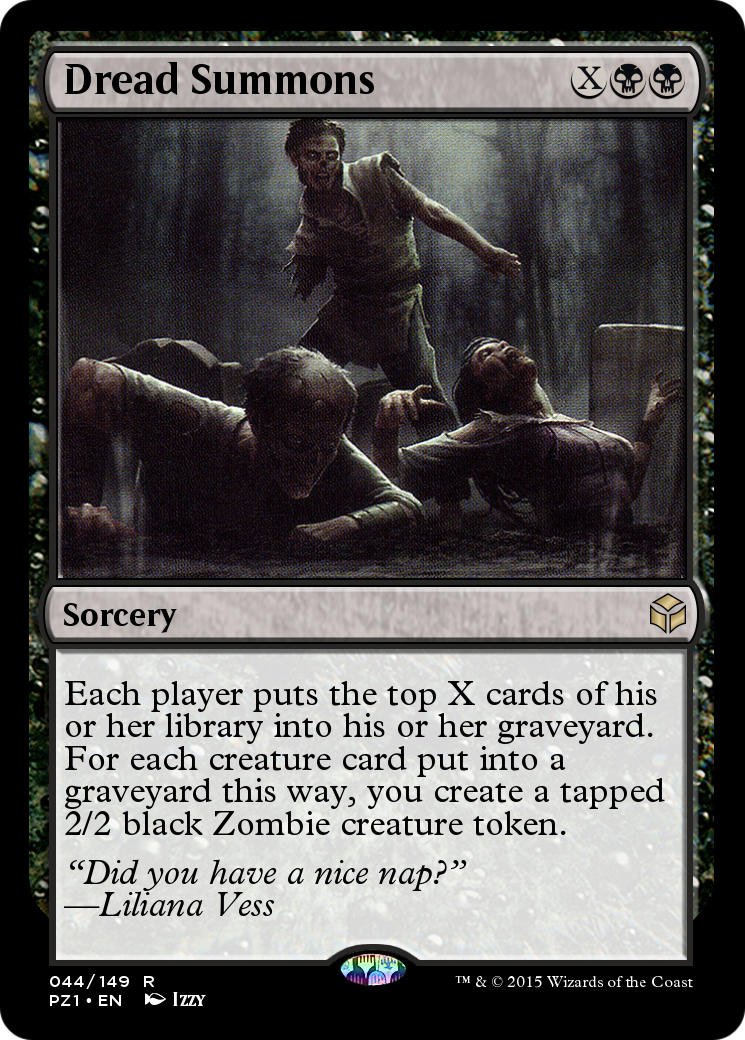 Dread Summons  [Legendary Cube Prize Pack]
