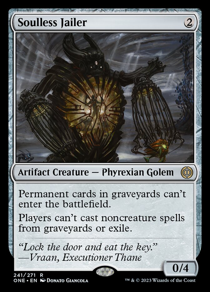 Soulless Jailer [Phyrexia: All Will Be One] Foil