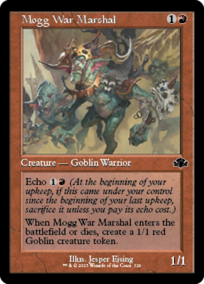 Mogg War Marshal (Retro) [Dominaria Remastered] Foil