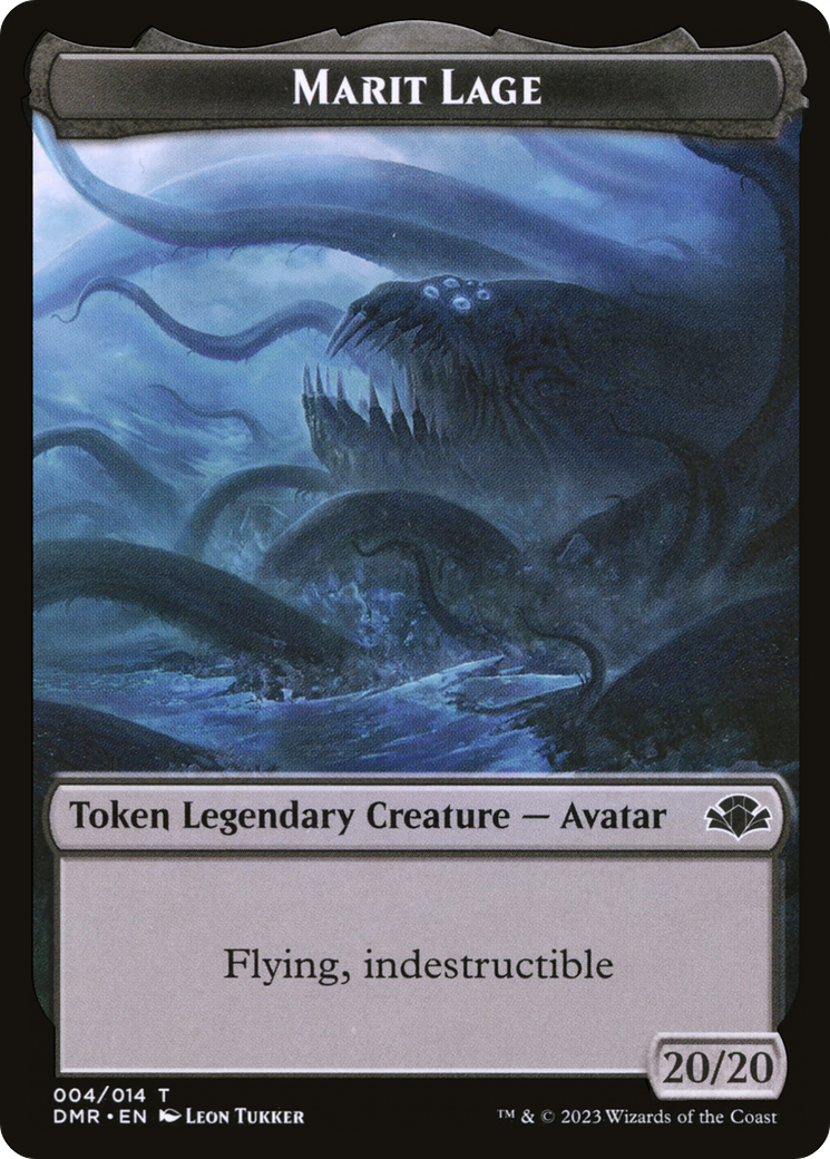 Marit Lage  [Dominaria Remastered Tokens] Foil