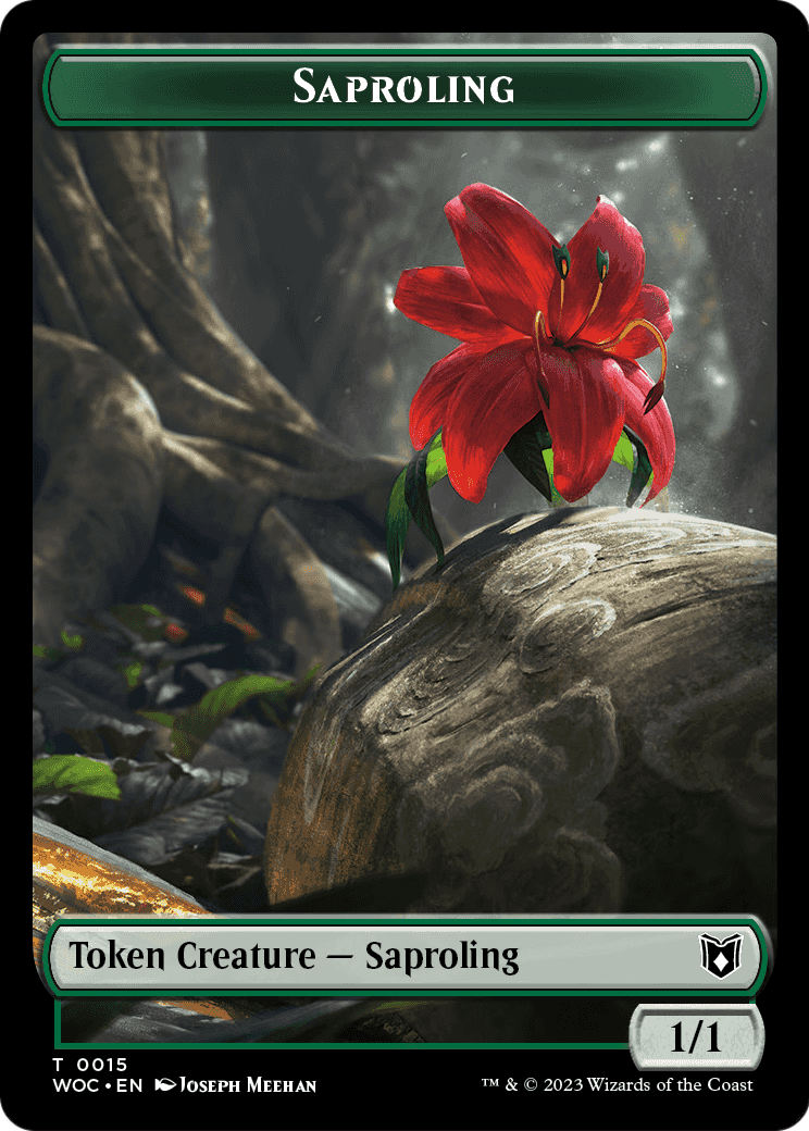 Saproling  [Wilds of Eldraine Commander Tokens]