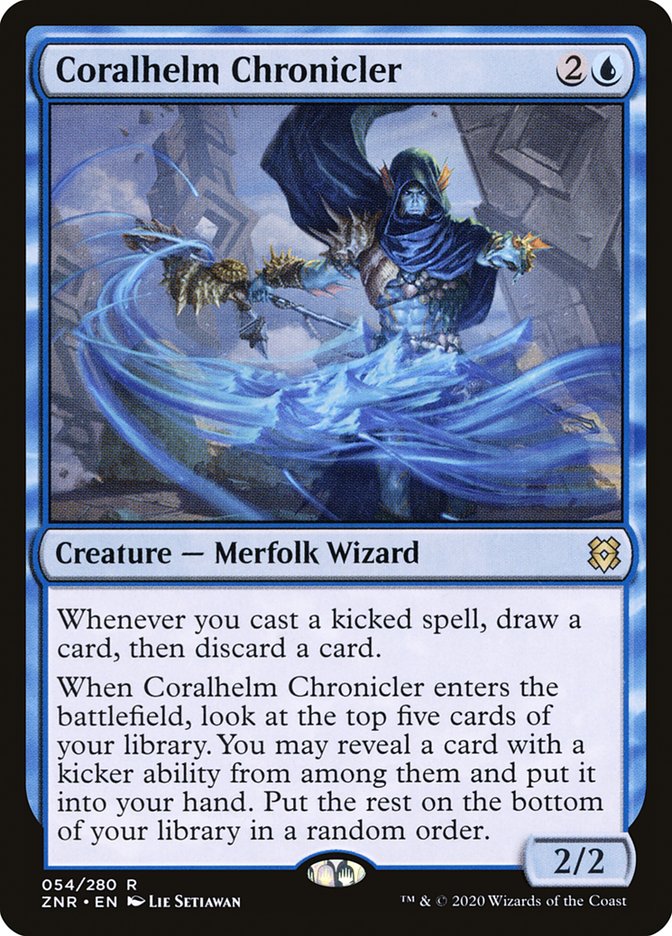 Coralhelm Chronicler [Zendikar Rising] Foil