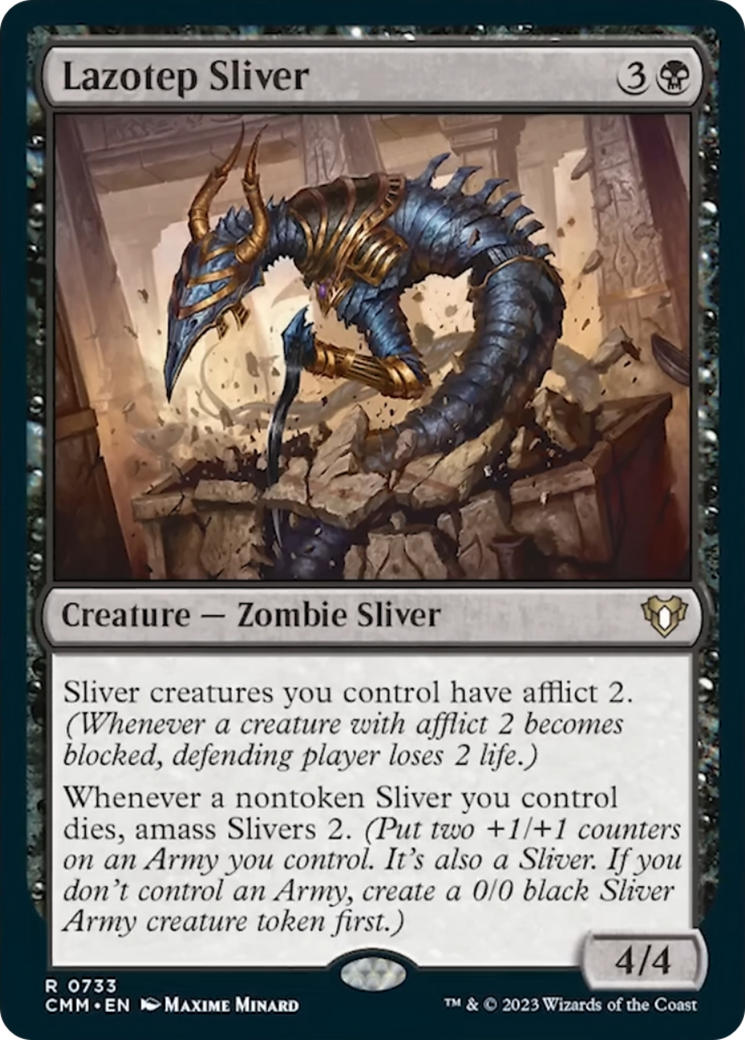 Lazotep Sliver [Commander Masters] Foil