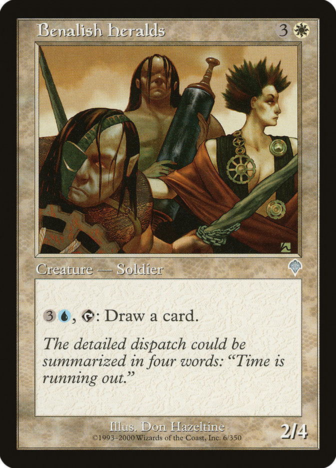 Benalish Heralds [Invasion] Foil