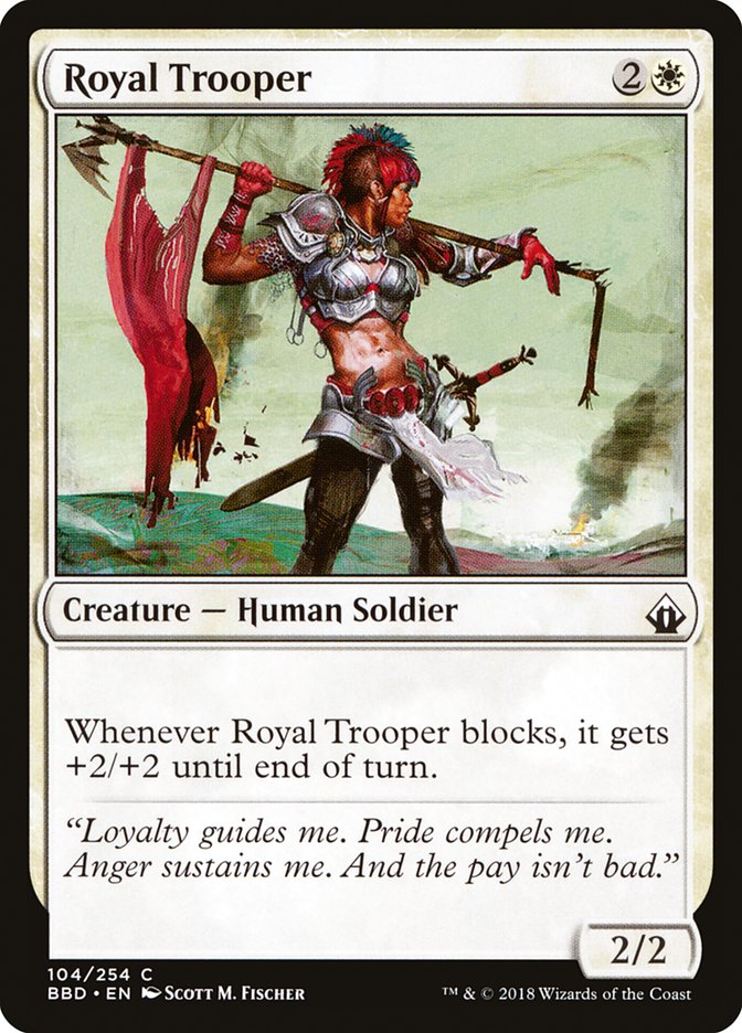 Royal Trooper [Battlebond] Foil -1