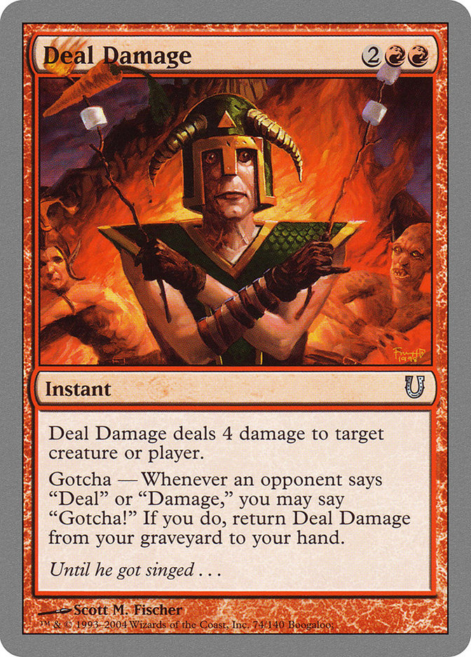 Deal Damage [Unhinged] Foil