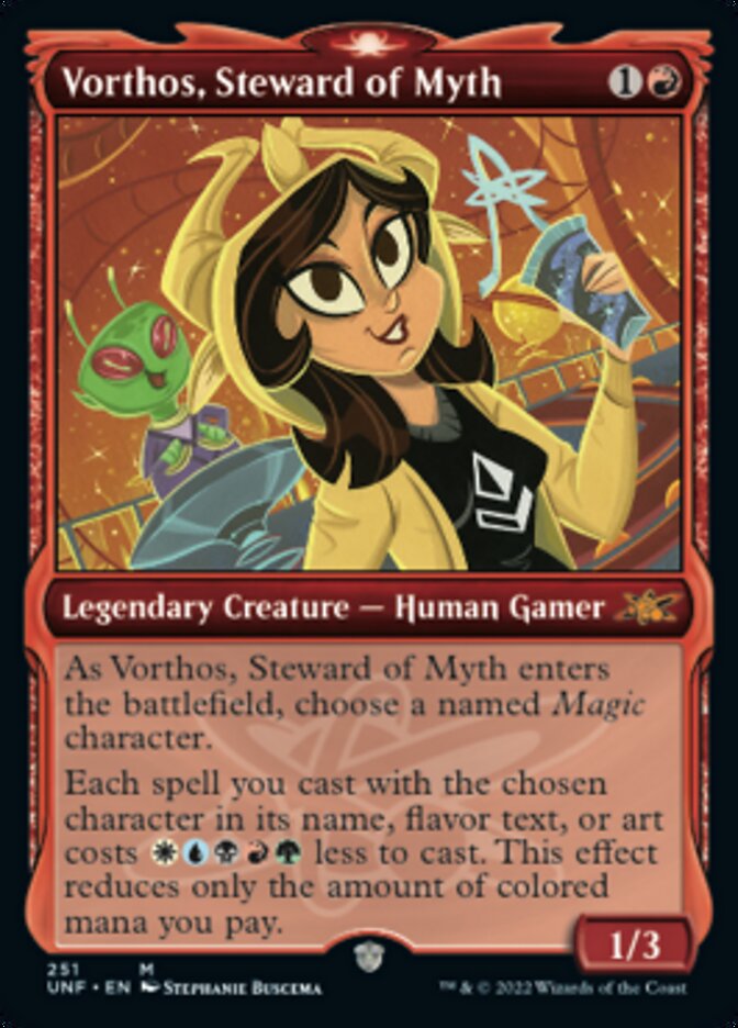 Vorthos, Steward of Myth (Showcase) [Unfinity] Foil