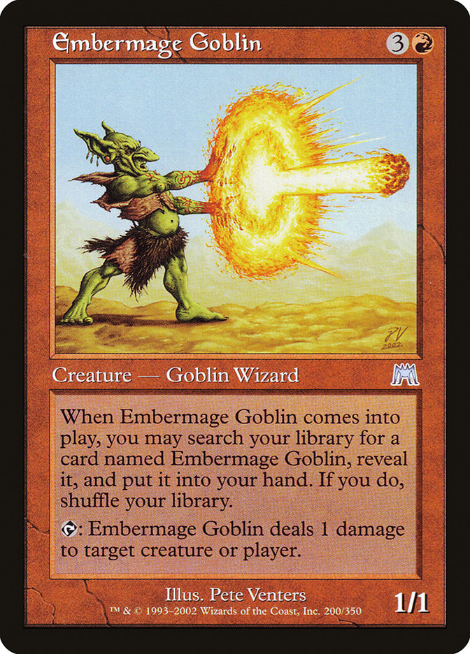 Embermage Goblin [Onslaught] Foil