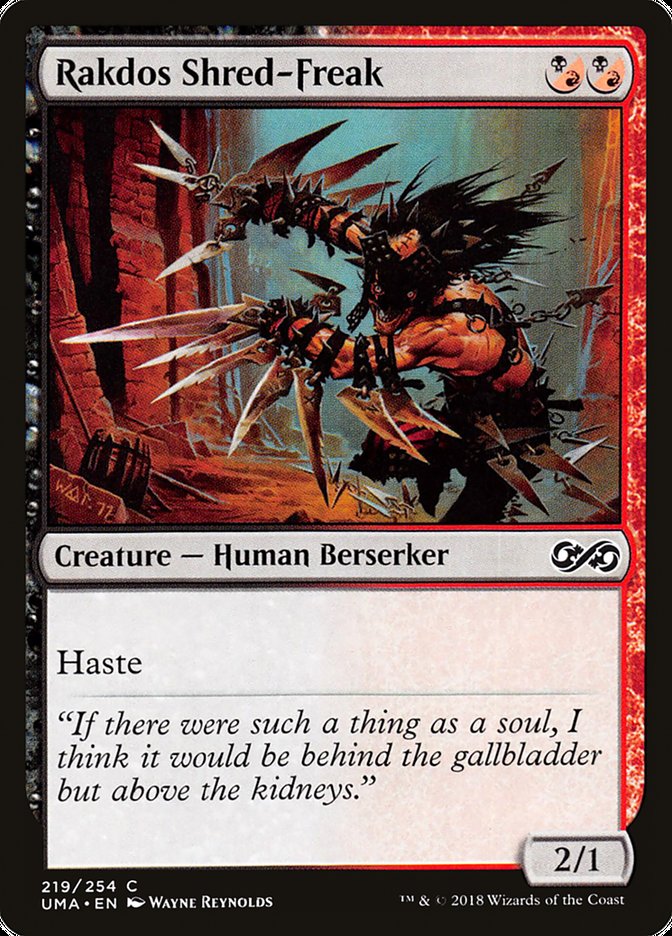 Rakdos Shred-Freak [Ultimate Masters] Foil