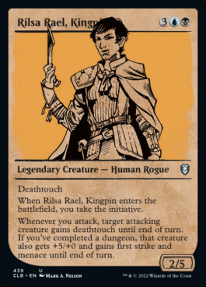 Rilsa Rael, Kingpin (Showcase) [Commander Legends: Battle for Baldur's Gate] Foil