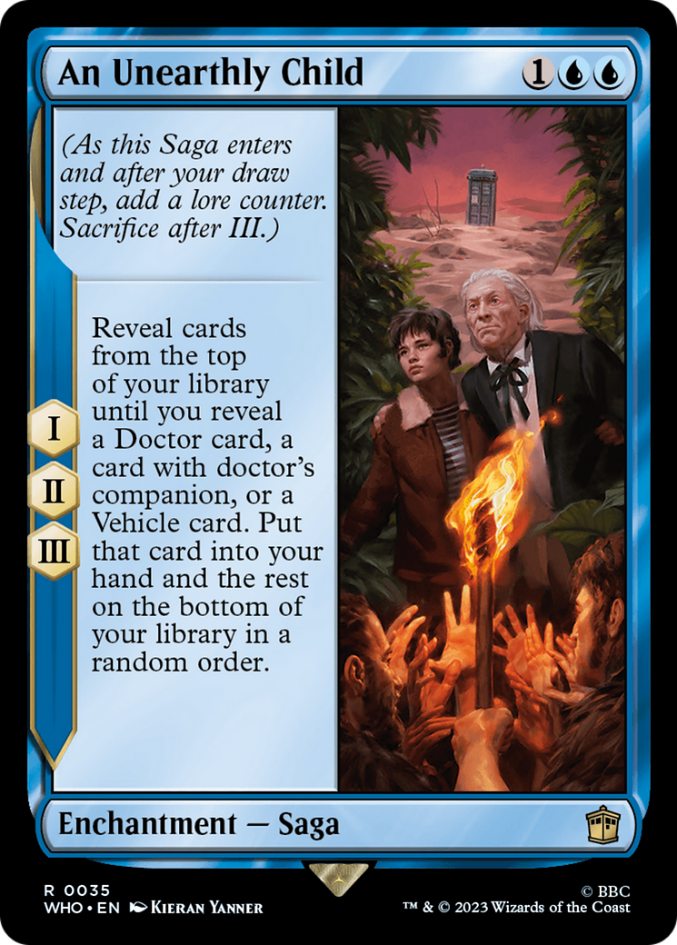 An Unearthly Child [Doctor Who] Foil