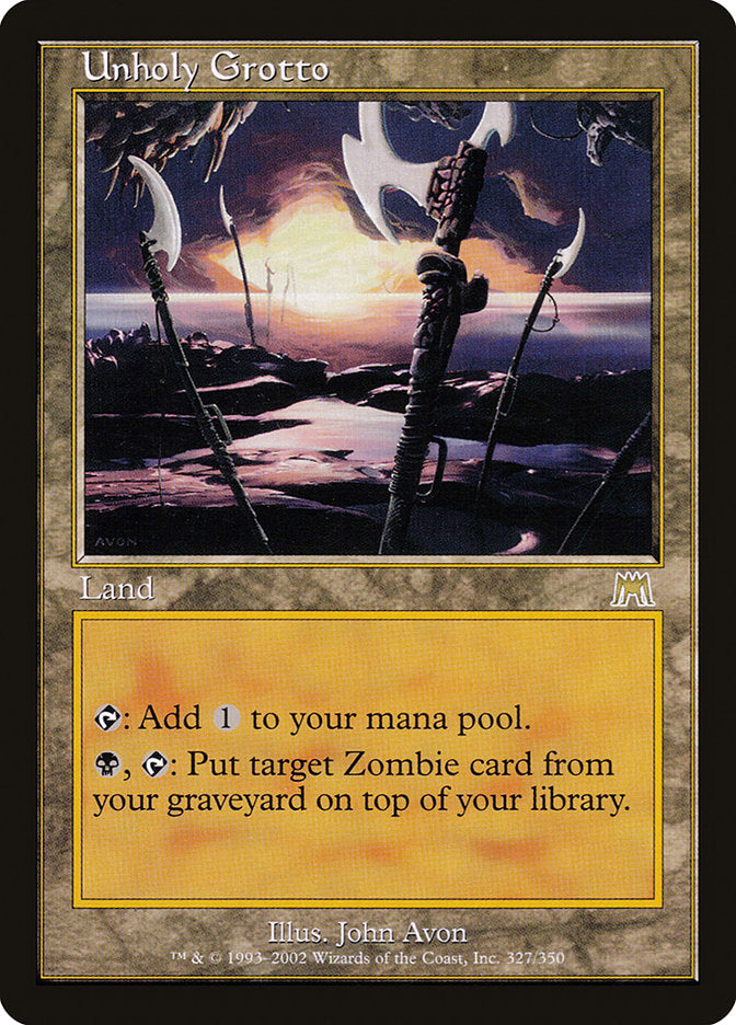 Unholy Grotto [Onslaught] Foil