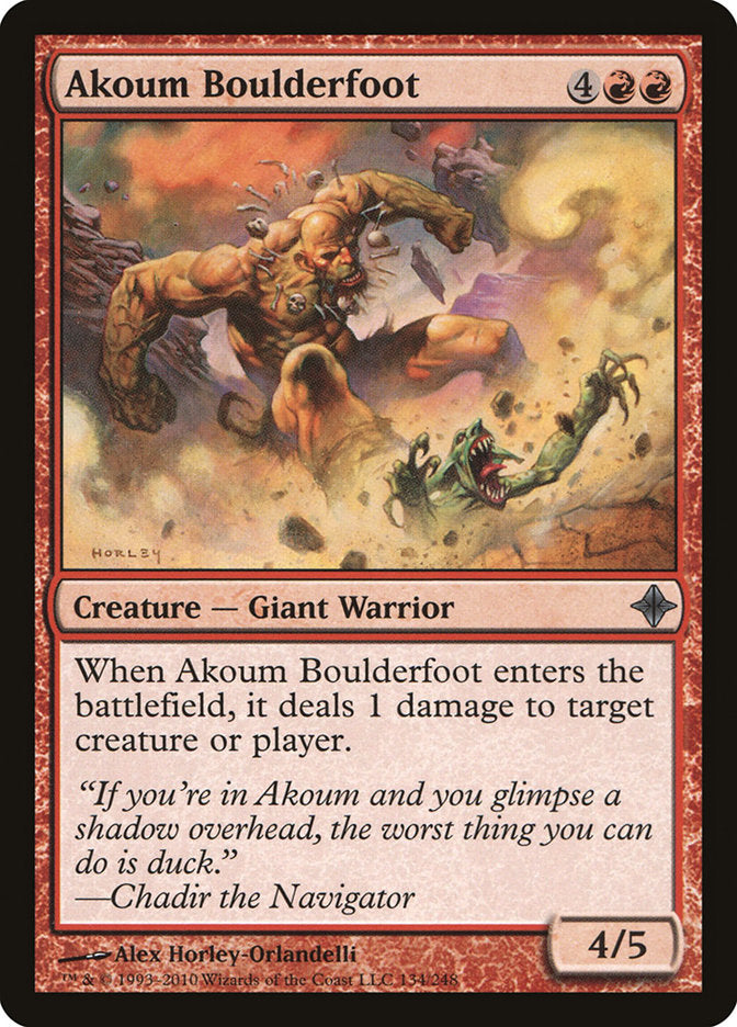Akoum Boulderfoot [Rise of the Eldrazi] Foil