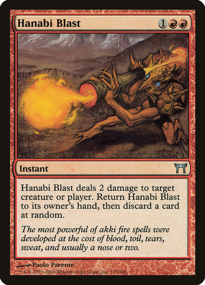 Hanabi Blast [Champions of Kamigawa] Foil