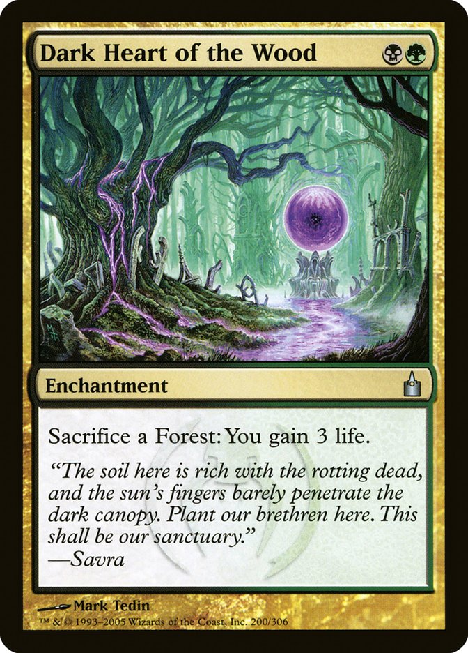Dark Heart of the Wood [Ravnica: City of Guilds] Foil
