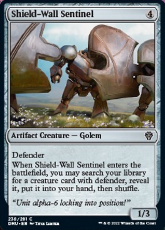 Shield-Wall Sentinel [Dominaria United] Foil