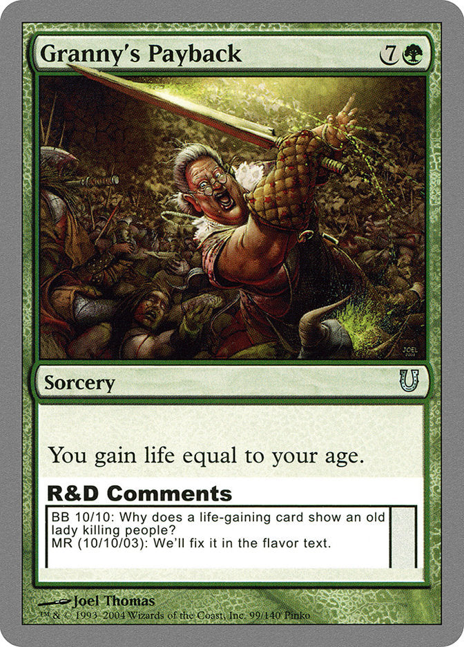 Granny's Payback [Unhinged] Foil
