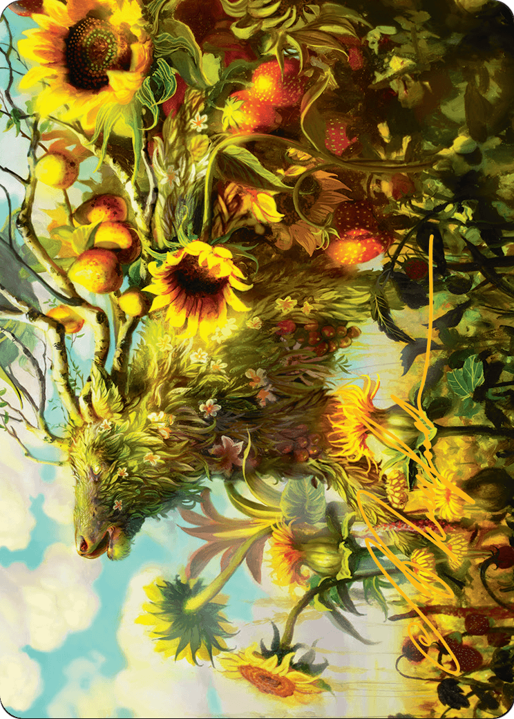 Beza, the Bounding Spring // Beza, the Bounding Spring  [Bloomburrow Art Series] (Borderless) Foil