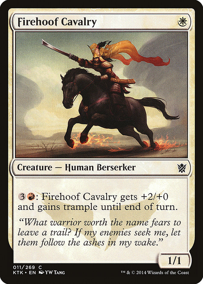 Firehoof Cavalry [Khans of Tarkir] Foil