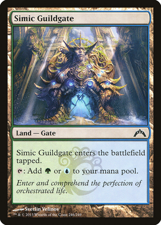 Simic Guildgate [Gatecrash] Foil