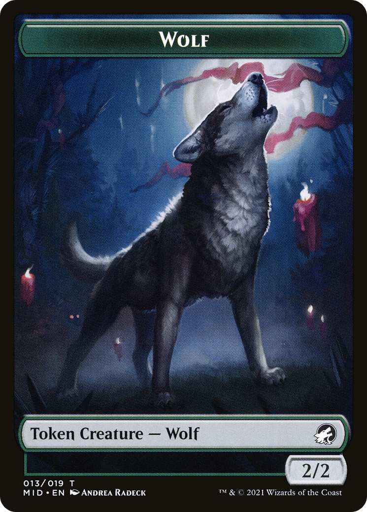Wolf  [Innistrad: Midnight Hunt Tokens]