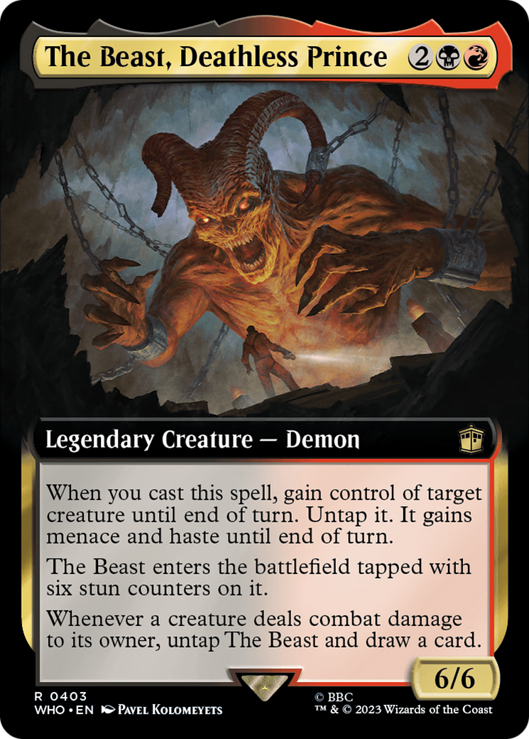 The Beast, Deathless Prince (Extended Art) [Doctor Who] Foil