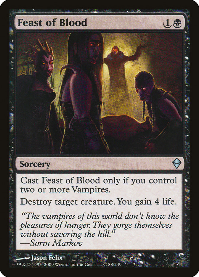 Feast of Blood [Zendikar] Foil