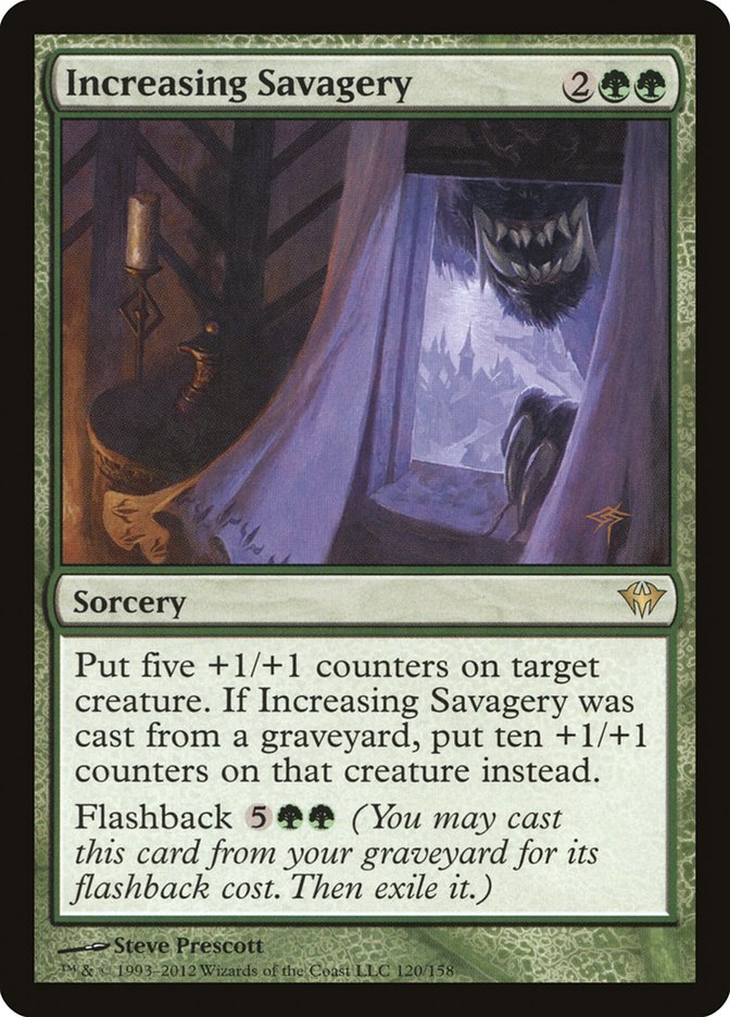 Increasing Savagery [Dark Ascension] Foil