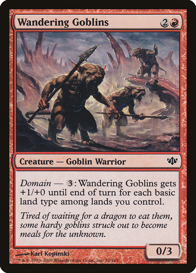 Wandering Goblins [Conflux] Foil