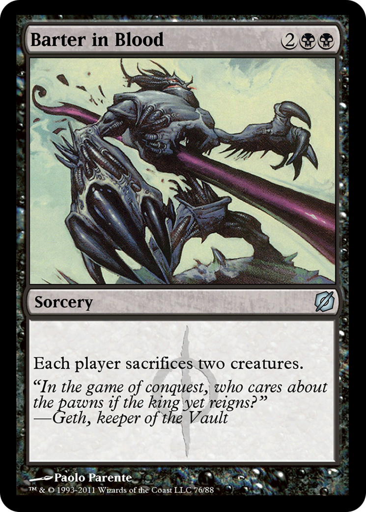 Barter in Blood  [Duel Decks: Mirrodin Pure vs. New Phyrexia]