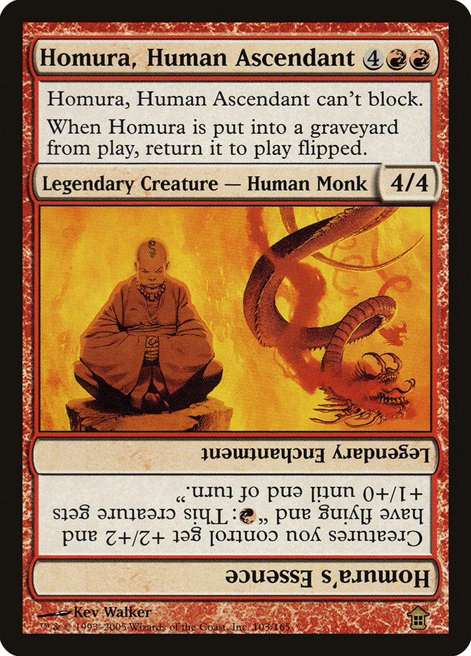 Homura, Human Ascendant // Homura's Essence [Saviors of Kamigawa] Foil