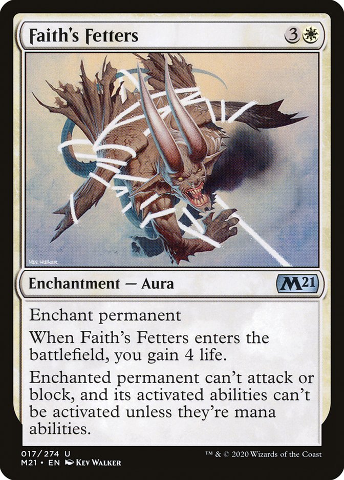 Faith's Fetters [Core Set 2021] Foil