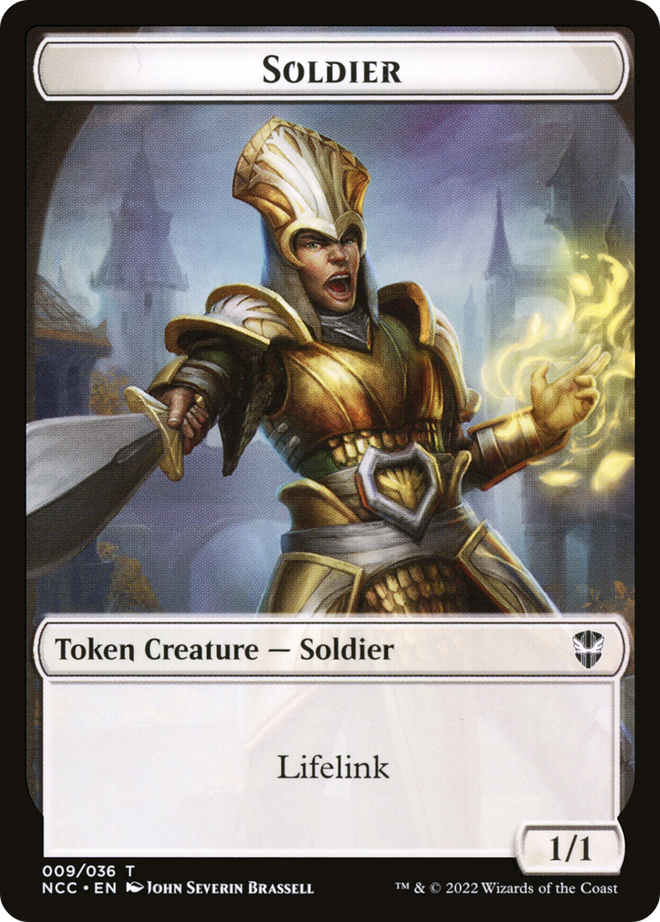 Soldier  [New Capenna Commander Tokens] Foil