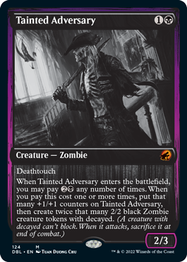 Tainted Adversary [Innistrad: Double Feature] Foil
