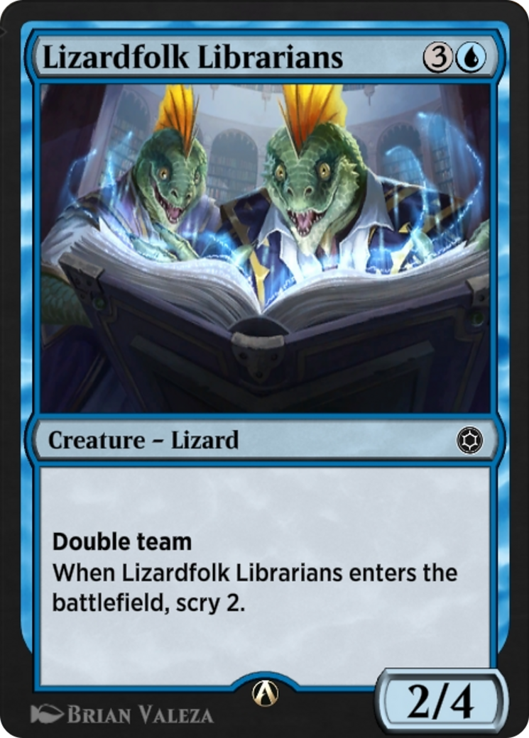 Lizardfolk Librarians  [Alchemy Horizons: Baldur's Gate]