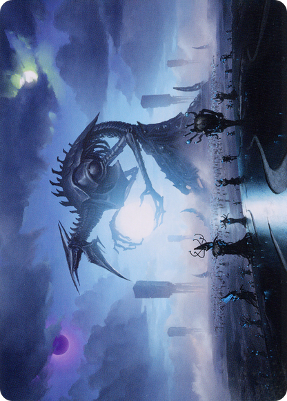 Blue Sun's Twilight // Blue Sun's Twilight  [Phyrexia: All Will Be One Art Series] (Borderless) Foil