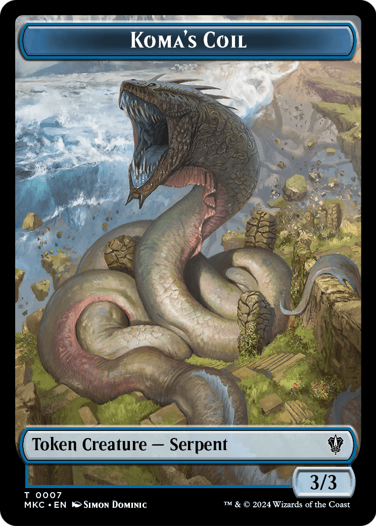Koma's Coil  [Murders at Karlov Manor Commander Tokens] Foil