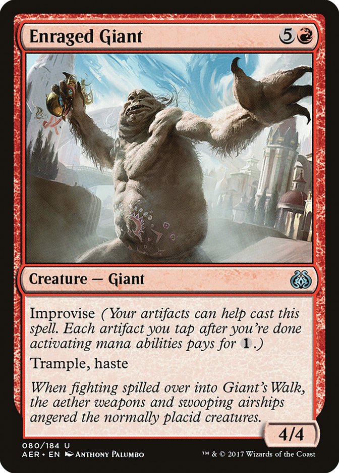 Enraged Giant [Aether Revolt] Foil