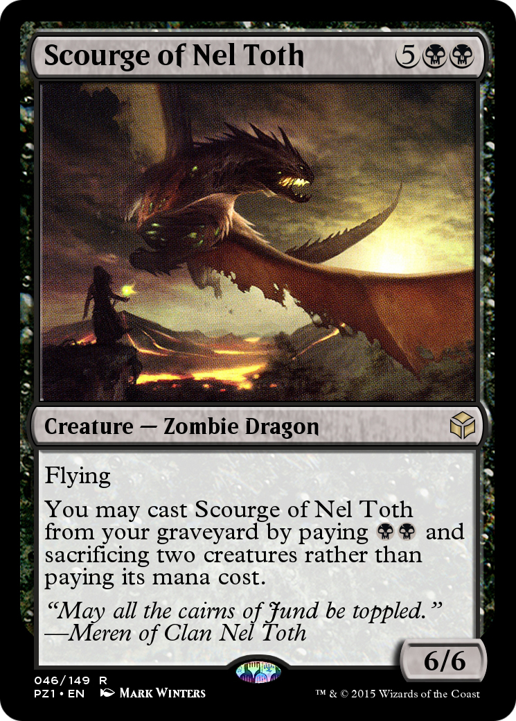 Scourge of Nel Toth  [Legendary Cube Prize Pack] Foil