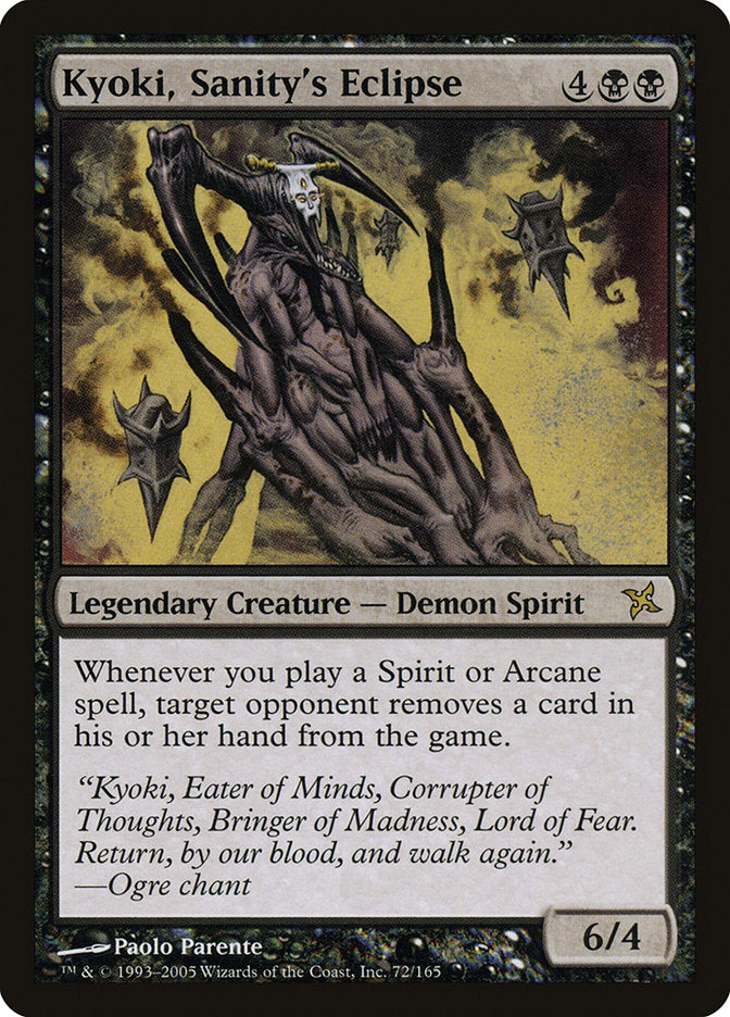 Kyoki, Sanity's Eclipse [Betrayers of Kamigawa] Foil
