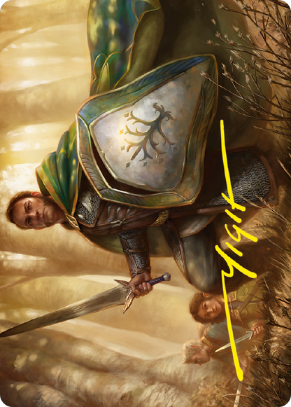 Boromir, Warden of the Tower // Boromir, Warden of the Tower  [Tales of Middle-earth Art Series] (Borderless)