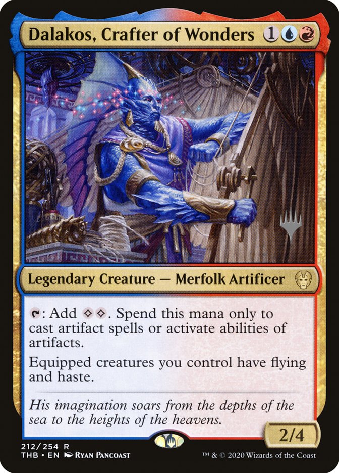 Dalakos, Crafter of Wonders (Promo Pack) [Theros Beyond Death Promos] Foil