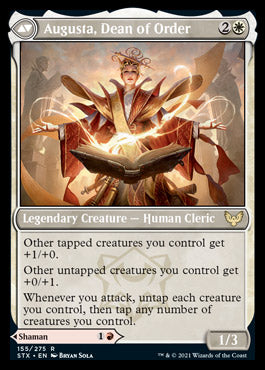 Plargg, Dean of Chaos // Augusta, Dean of Order [Strixhaven: School of Mages] Foil