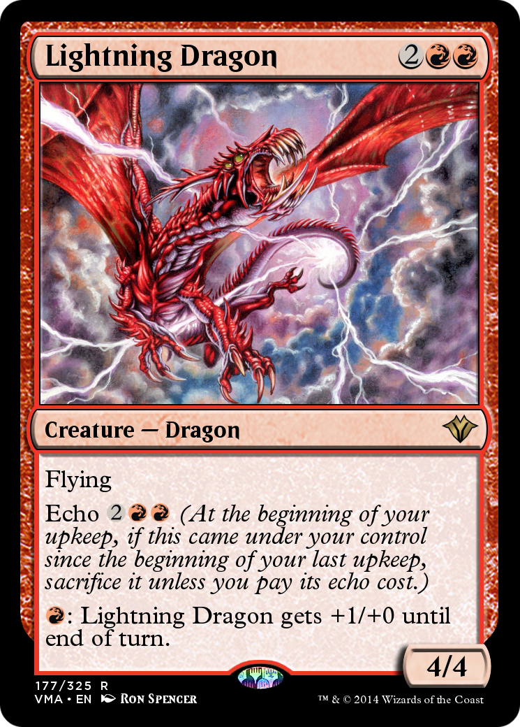 Lightning Dragon  [Vintage Masters] Foil