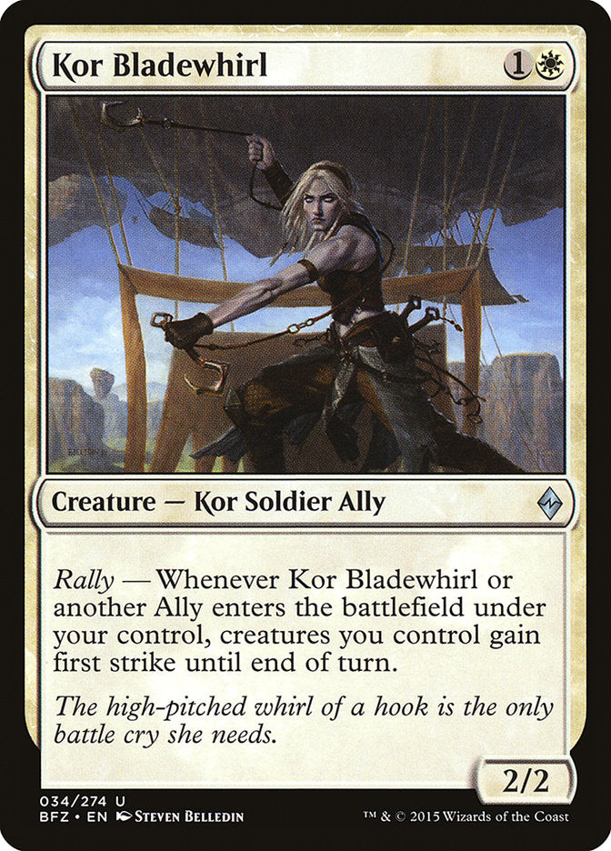 Kor Bladewhirl [Battle for Zendikar] Foil