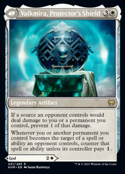 Reidane, God of the Worthy // Valkmira, Protector's Shield [Kaldheim] Foil
