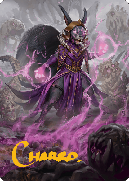 Liliana of the Dark Realms // Liliana of the Dark Realms  [Bloomburrow Art Series] (Borderless) Foil