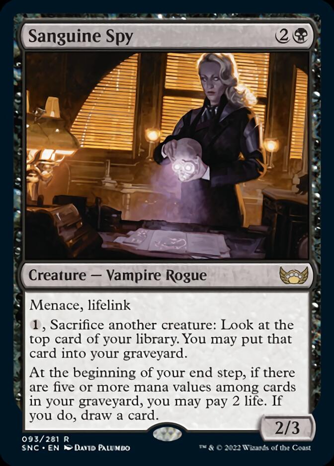 Sanguine Spy [Streets of New Capenna] Foil