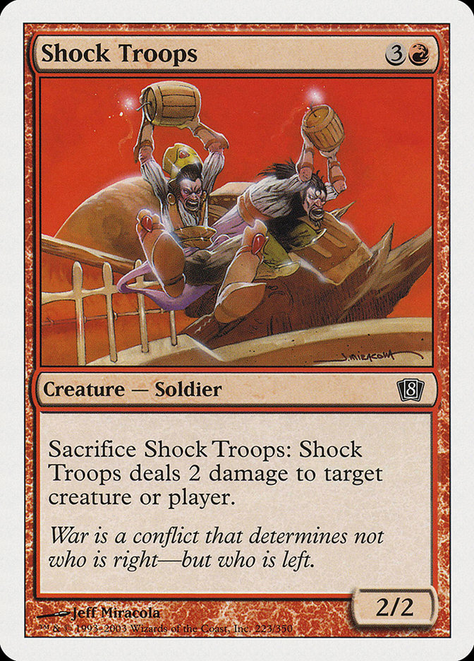 Shock Troops [Eighth Edition] Foil