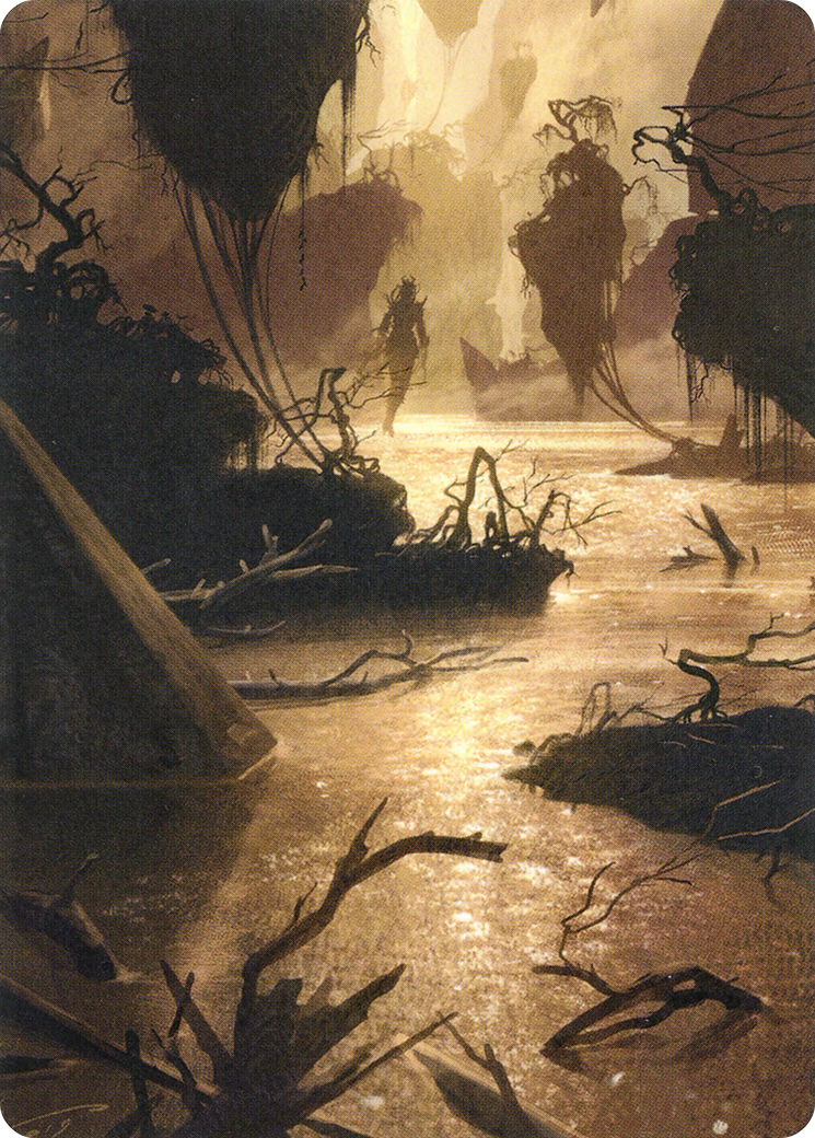 Murkwater Pathway // Murkwater Pathway  [Zendikar Rising Art Series] (Borderless)